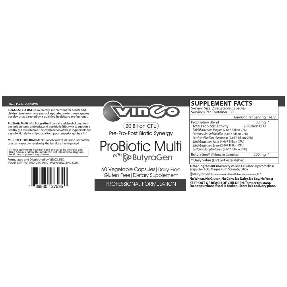 Product image for ProBiotic Multi 20 Billion.