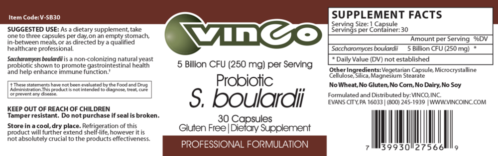Product image for Saccharomyces boulardii.