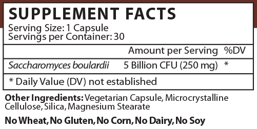 Product image for Saccharomyces boulardii.