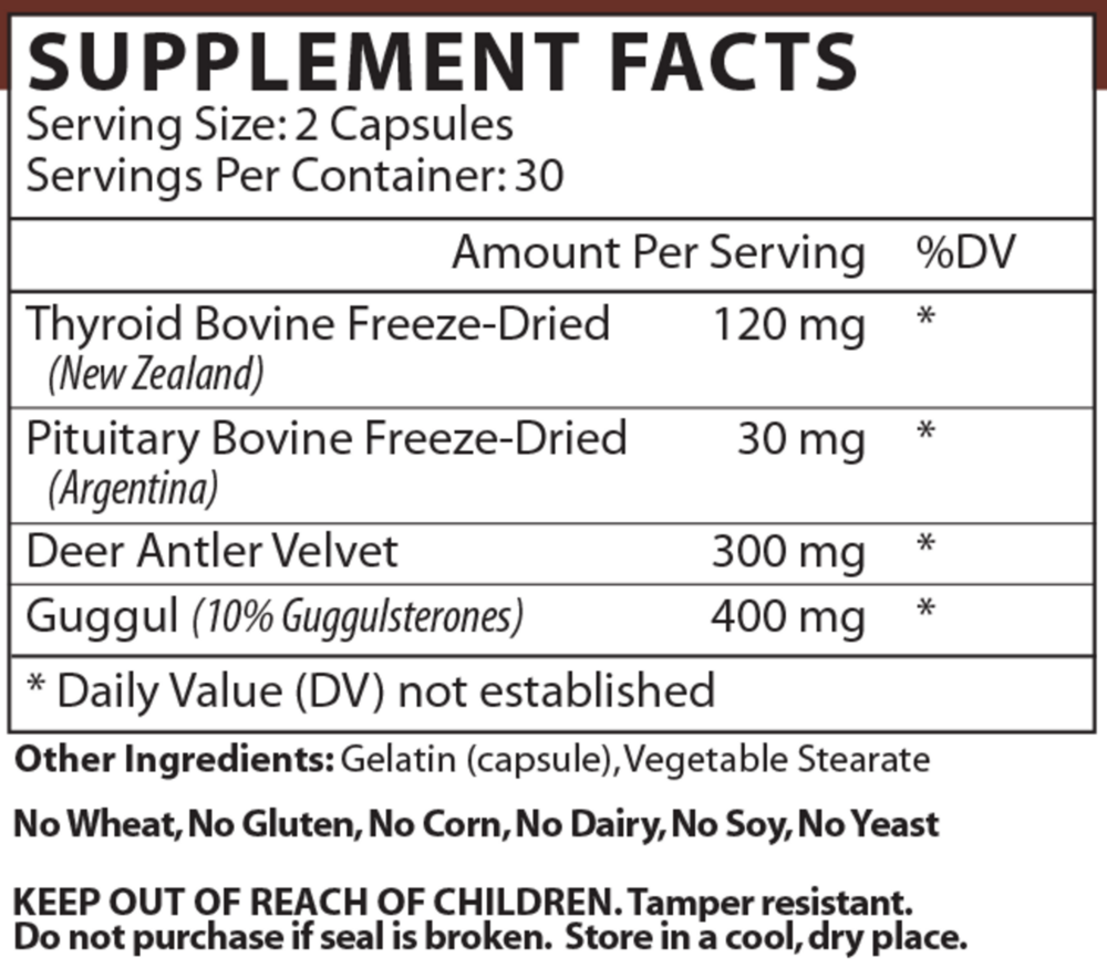 Product image for Thyroid Pituitary Plus.