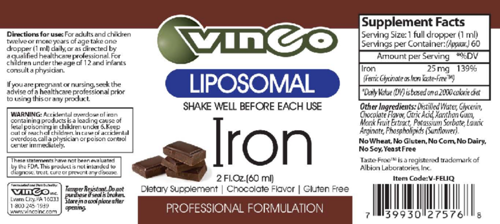 Product image for Liposomal Iron.