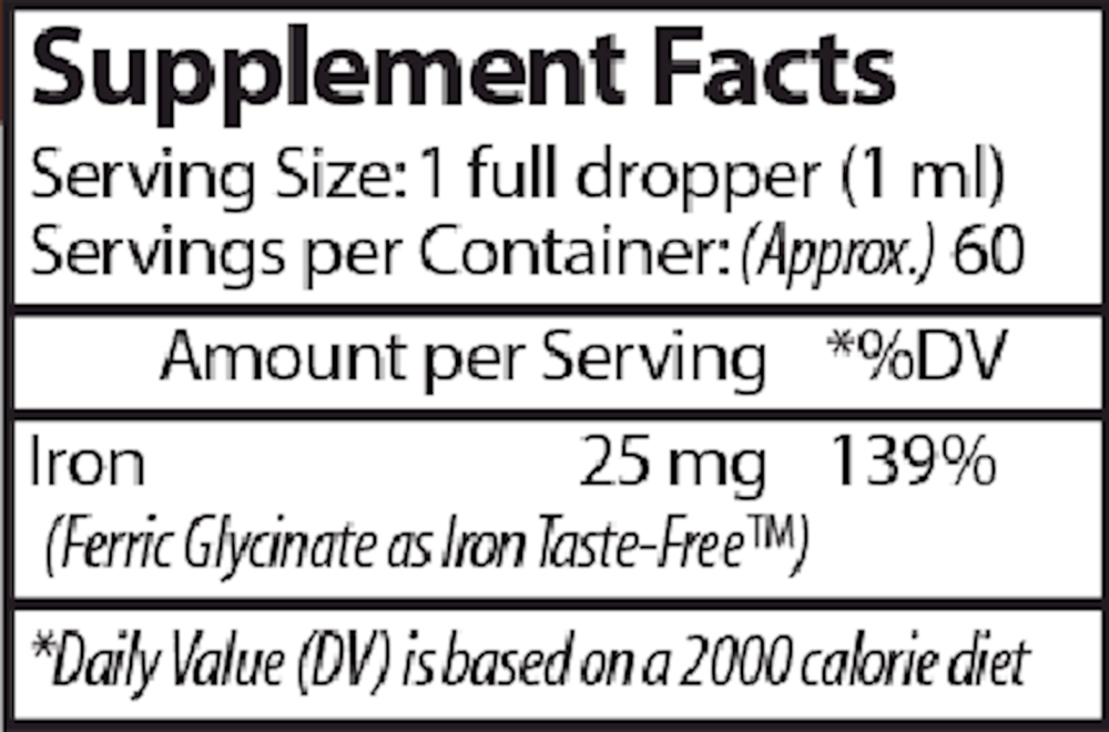 Product image for Liposomal Iron.