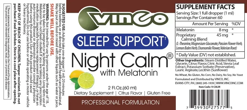 Product image for Liposomal Night Calm.