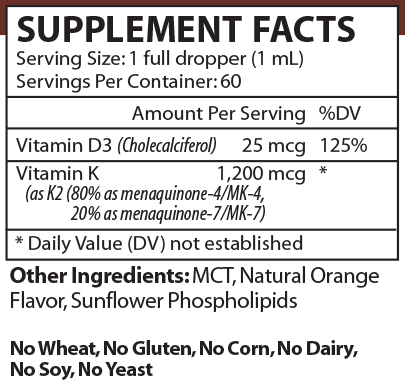 Product image for K2+D3 (Liposomal).