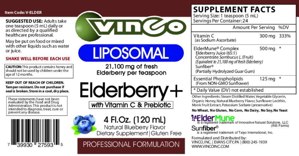 Product image for Elderberry+.