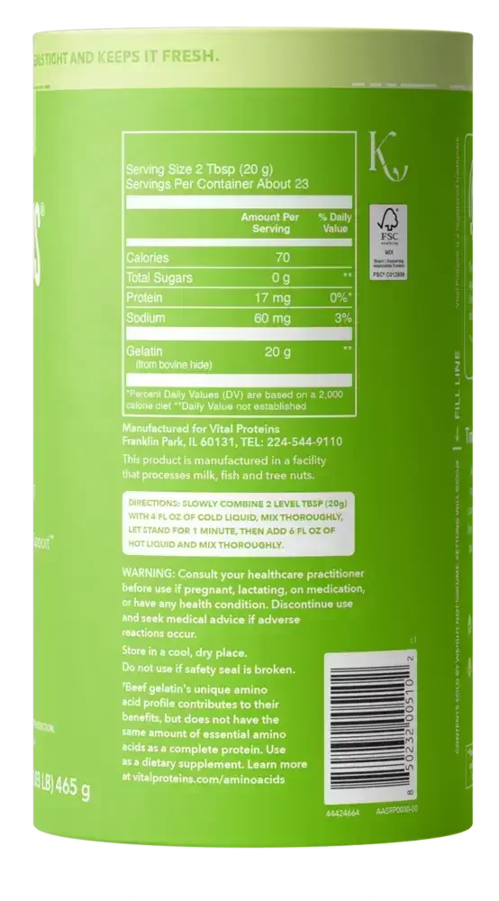 Product image for Beef Gelatin Powder.