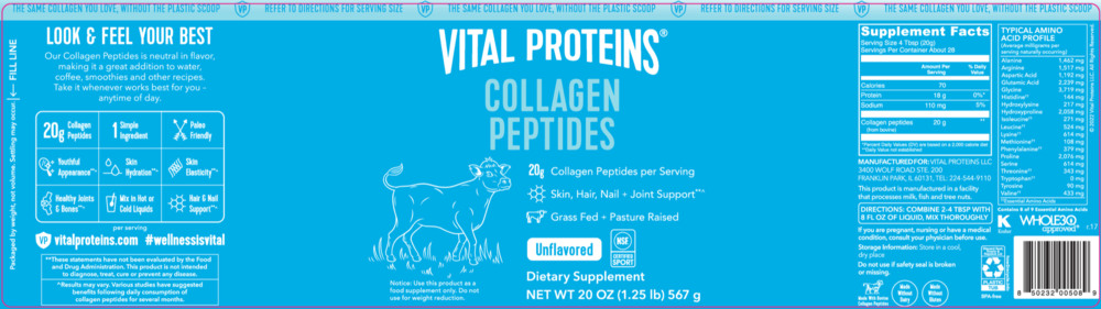 Product image for Collagen Peptides (Unflavored).