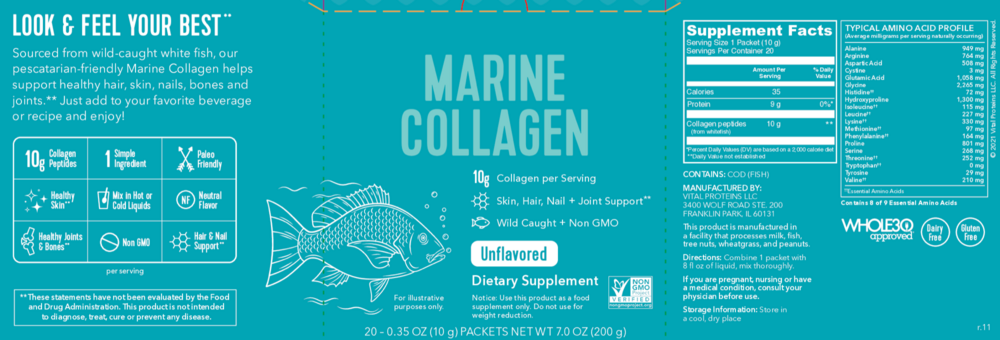 Product image for Marine Collagen Stick Packs.