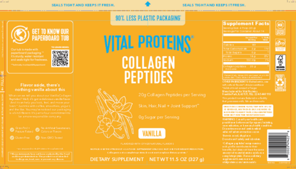 Product image for Collagen Peptides Vanilla.
