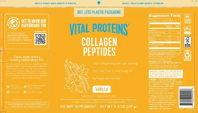 Product image for Collagen Peptides Vanilla.