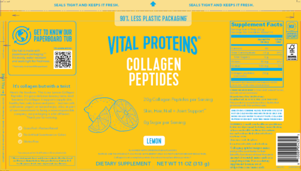 Product image for Collagen Peptides Lemon.