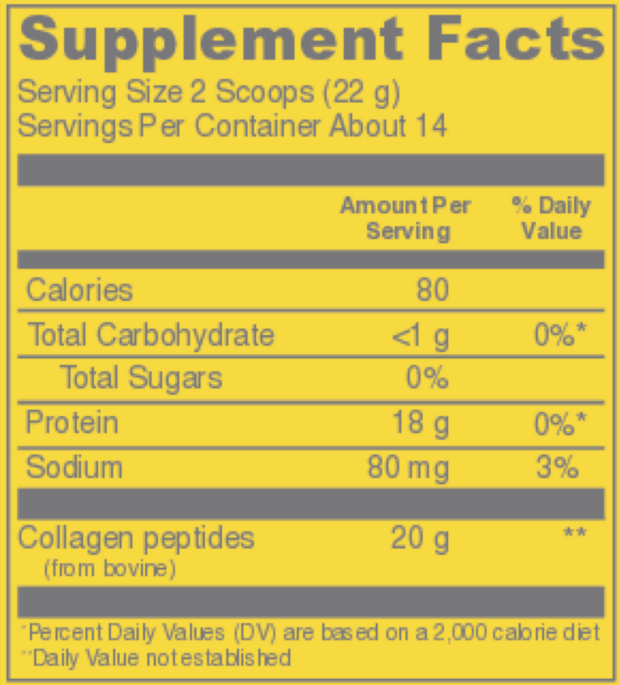 Product image for Collagen Peptides Lemon.