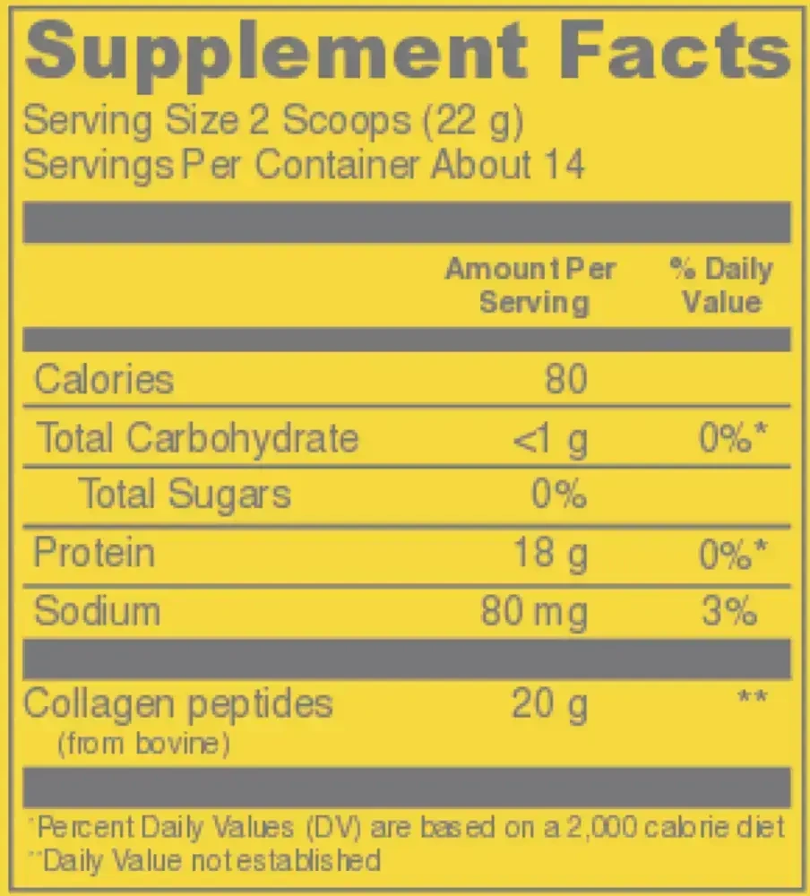 Product image for Collagen Peptides Lemon.