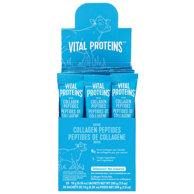 Unflavoured Collagen Peptides Stick Pack Box product image