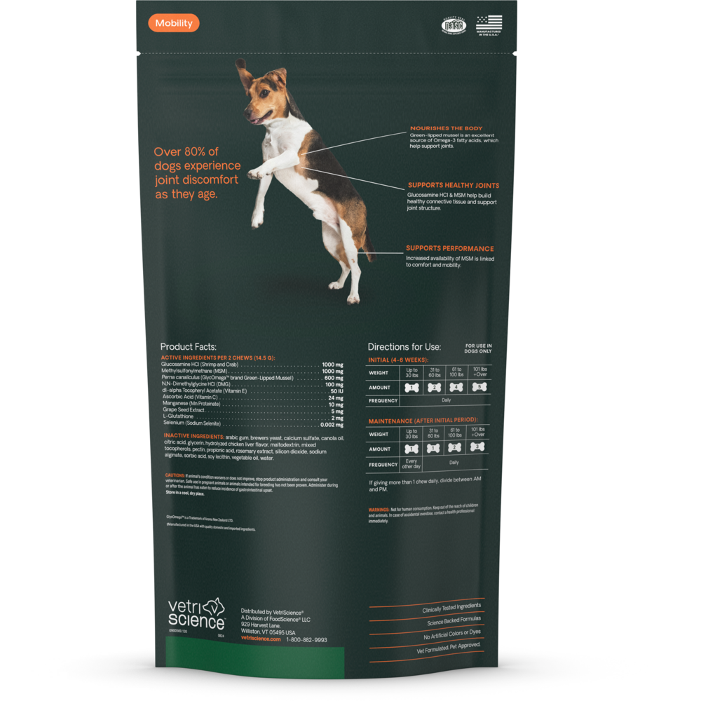 Product image for GlycoFlex® Stage 3 Hip &amp; Joint Supplement for Dogs.