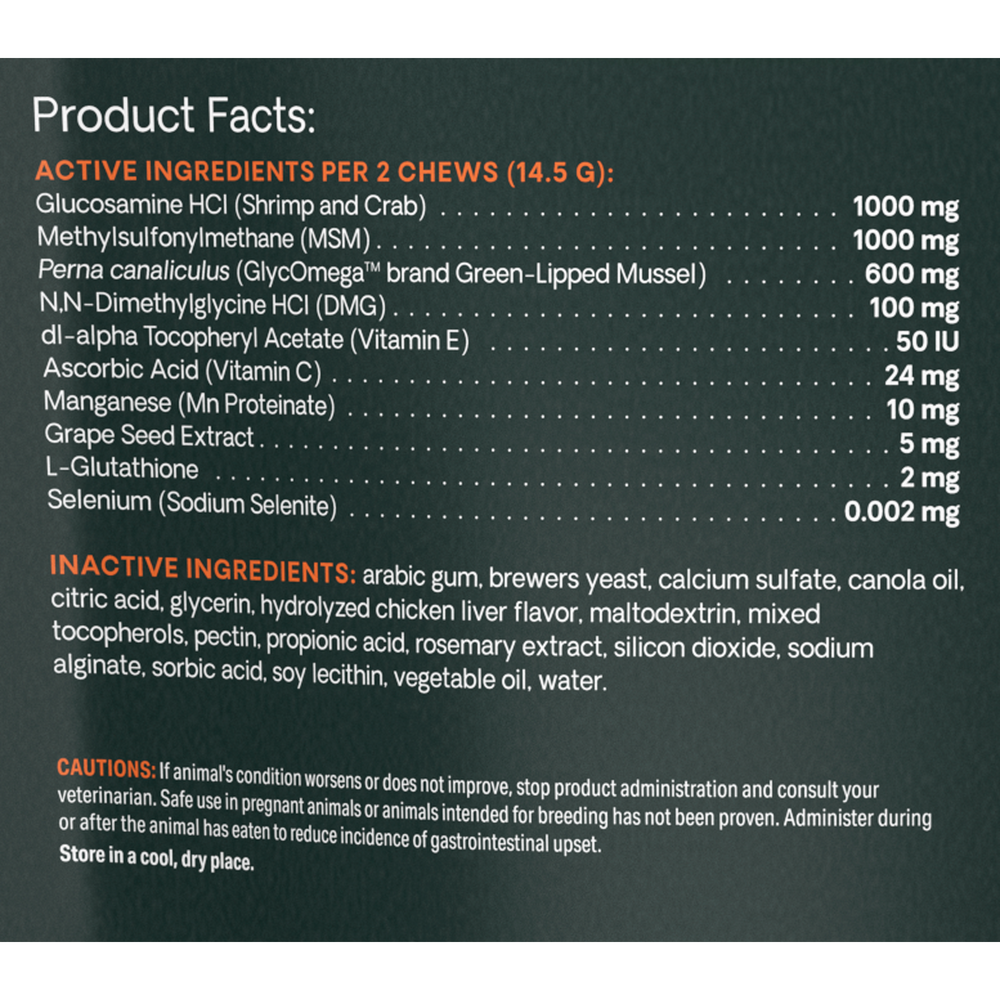 Product image for GlycoFlex® Stage 3 Hip &amp; Joint Supplement for Dogs.