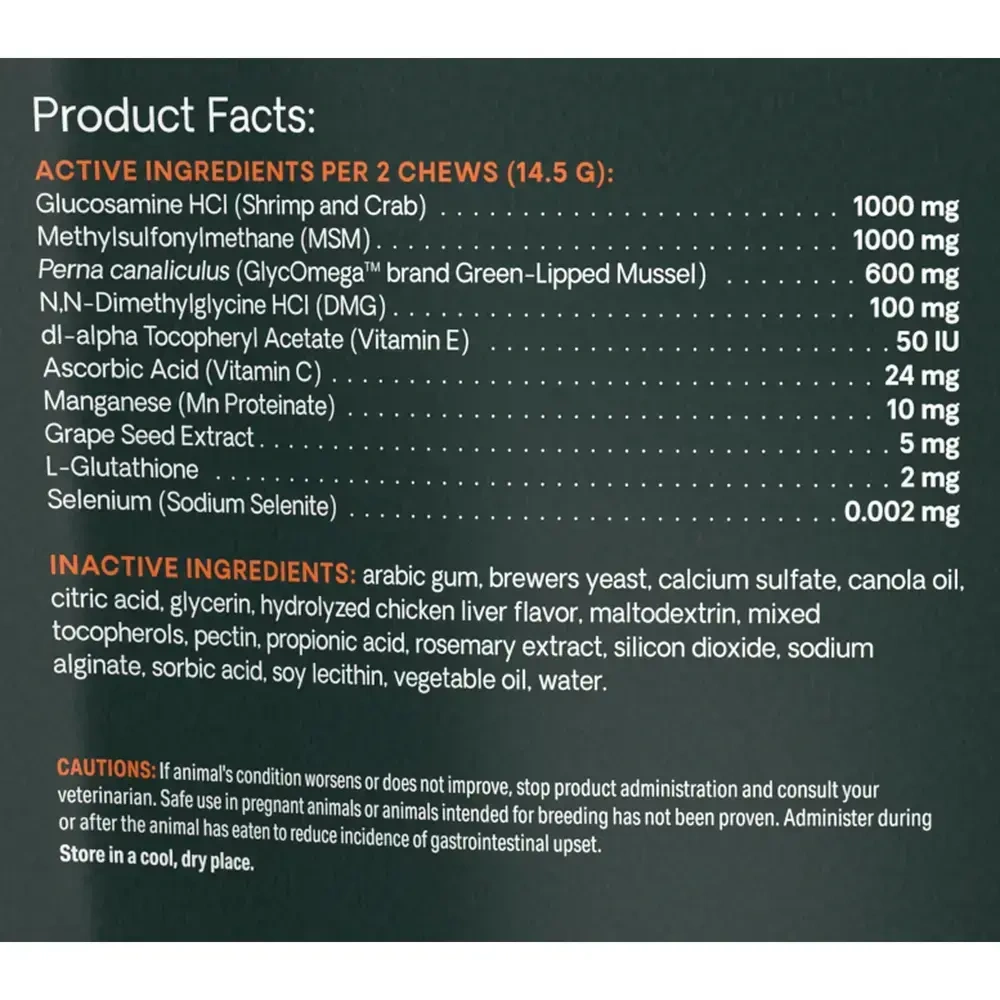 Product image for GlycoFlex® Stage 3 Hip &amp; Joint Supplement for Dogs.