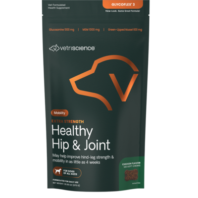 GlycoFlex® Stage 3 Hip & Joint Supplement for Dogs 120 Chewables