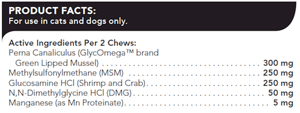 Product image for Glyco-Flex II Feline Bite-Sized Chews.