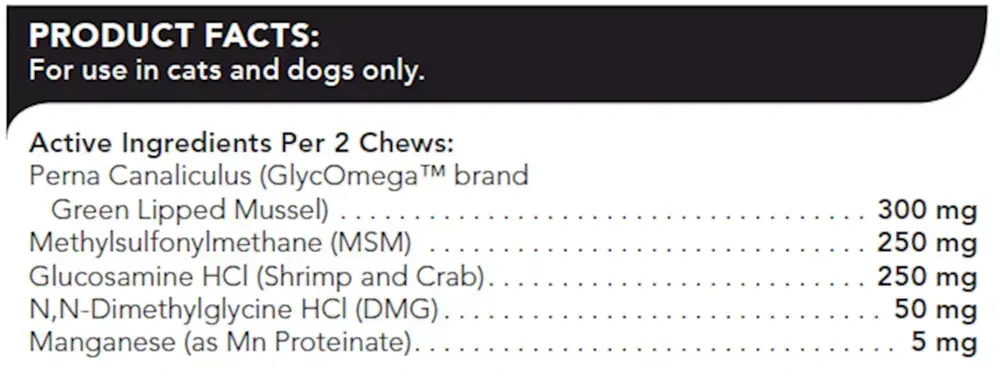 Product image for Glyco-Flex II Feline Bite-Sized Chews.