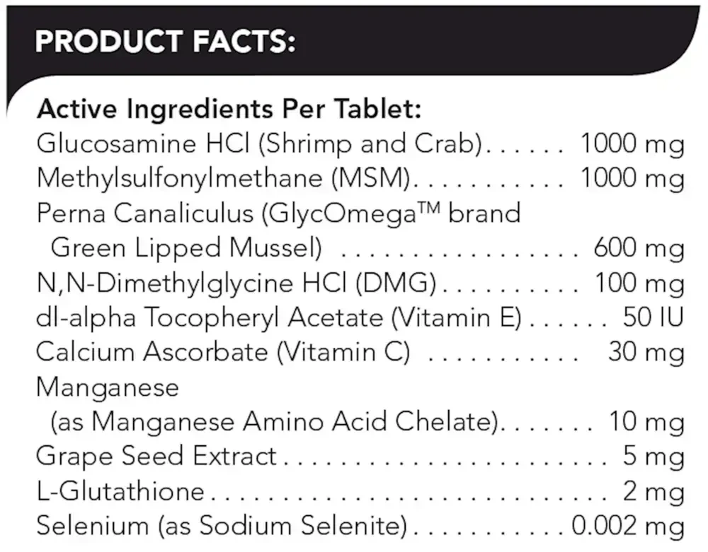 Product image for Glyco-Flex III Chewable.