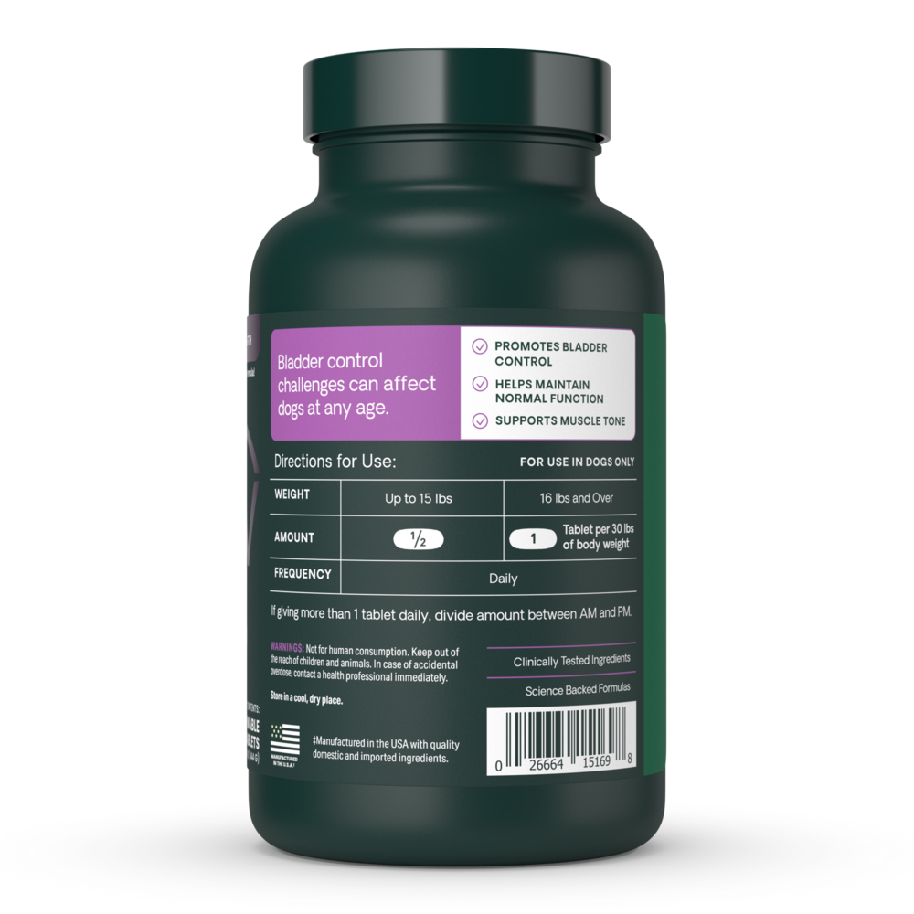 Product image for Bladder Strength For Dogs Chewable Tablets.