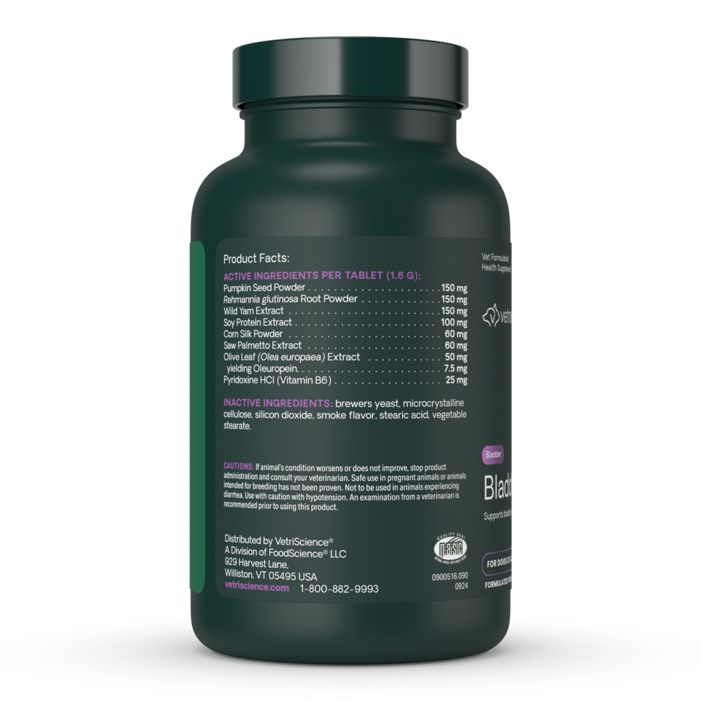 Product image for Bladder Strength For Dogs Chewable Tablets.