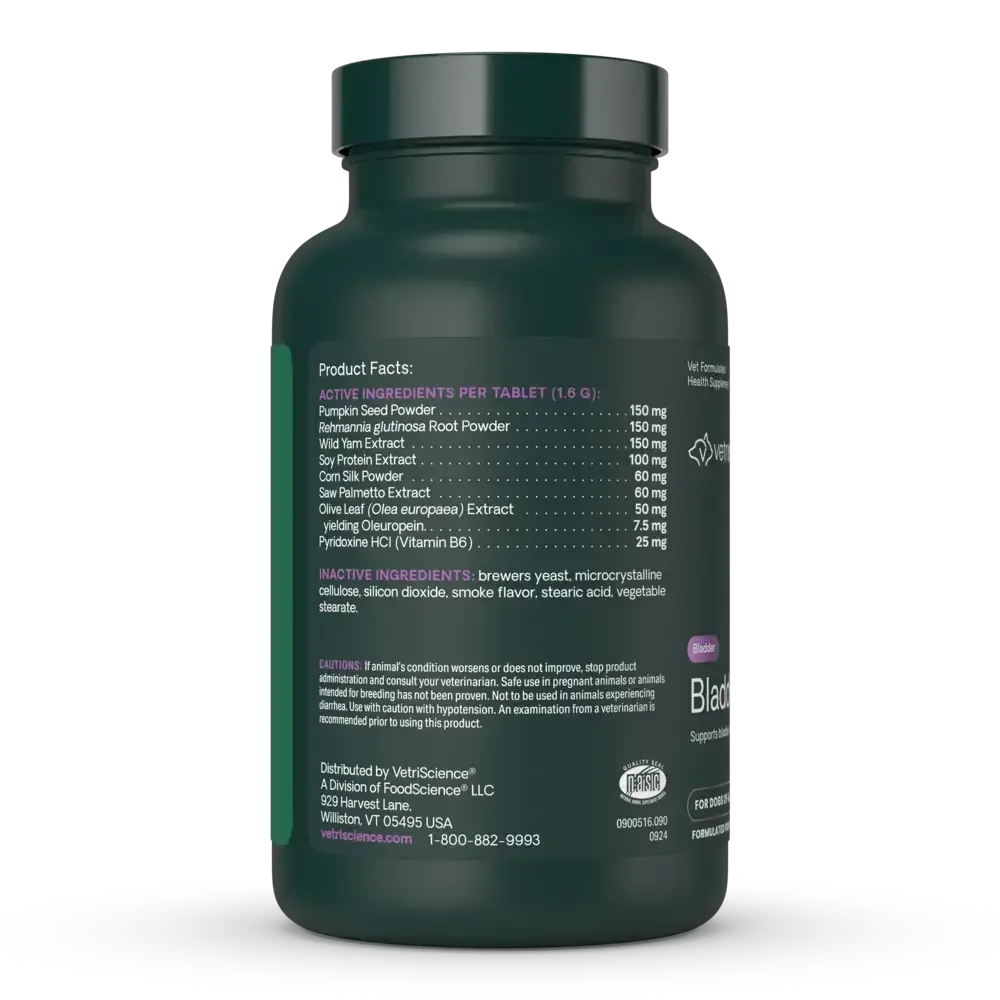 Product image for Bladder Strength For Dogs Chewable Tablets.