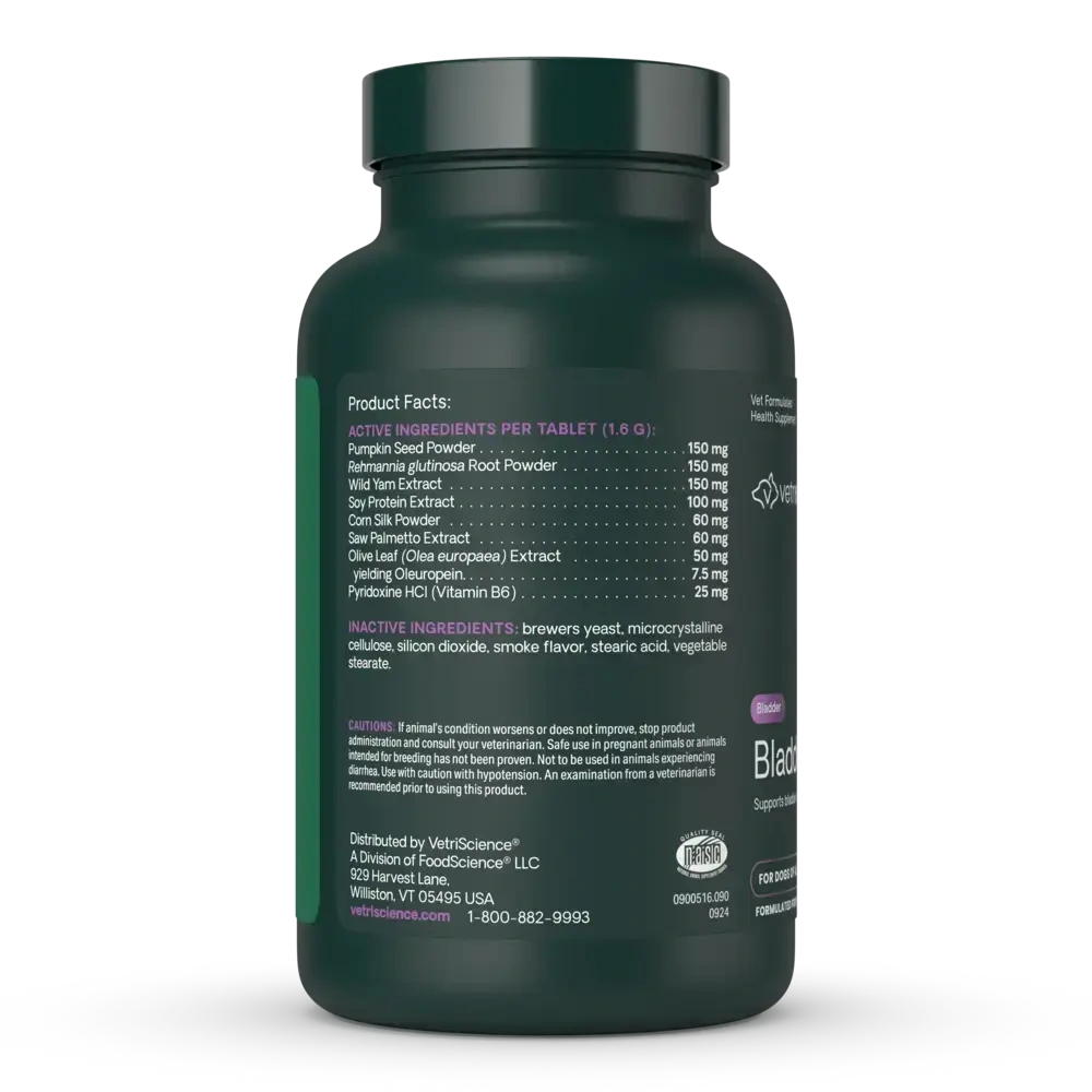 Product image for Bladder Strength For Dogs Chewable Tablets.