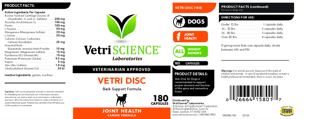 Product image for Vetri-Disc.