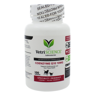 Coenzyme Q10 10mg (For Dogs and Cats) 100 capsules