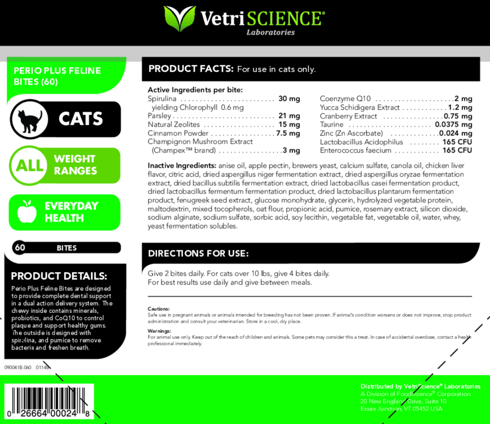 Product image for Perio-Plus Feline Bites.