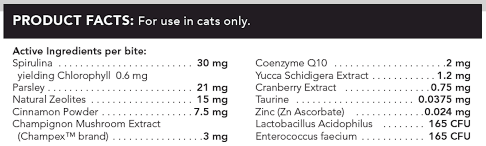 Product image for Perio-Plus Feline Bites.