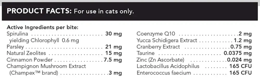 Product image for Perio-Plus Feline Bites.