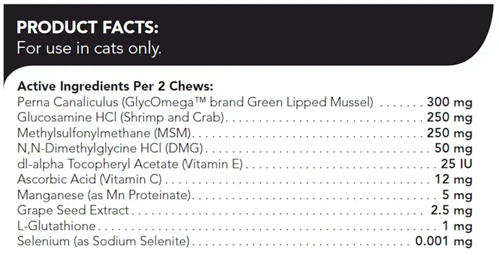 Product image for Glyco-Flex III Feline Bite Sized.