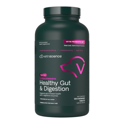 Extra Strength Healthy Gut & Digestion for Dogs 120 tablets