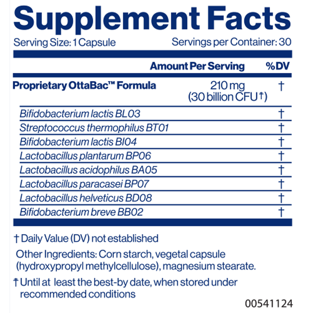 Product image for VSL4™ Gut Multi-Strain Probiotic 30 Billion CFU 30 Capsules.