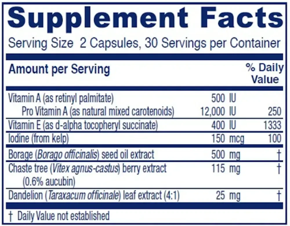 Product image for Breast Cycle Blend (Fibroblend).