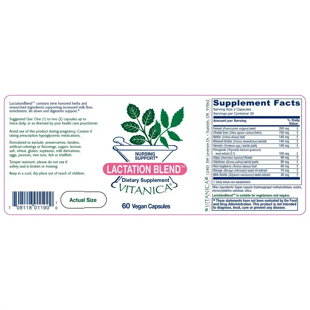 Product image for Lactation Blend.