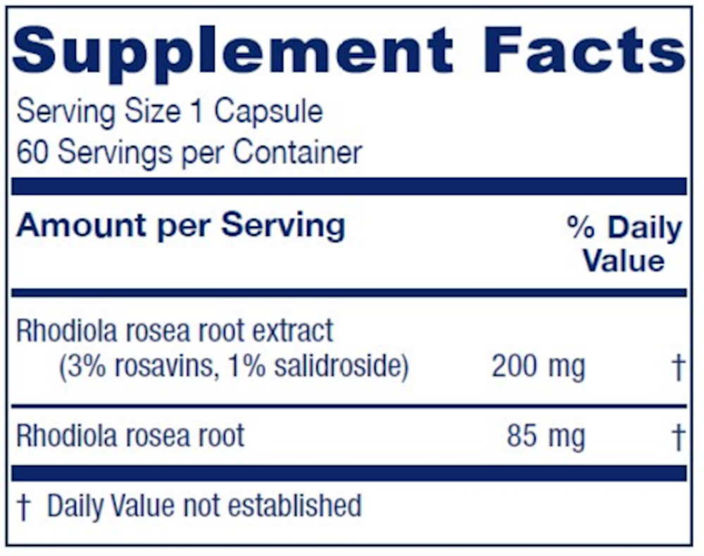 Product image for Rhodiola Extract Plus.