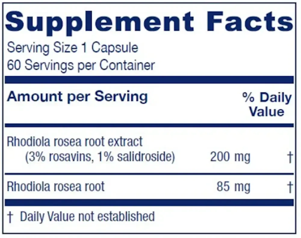 Product image for Rhodiola Extract Plus.
