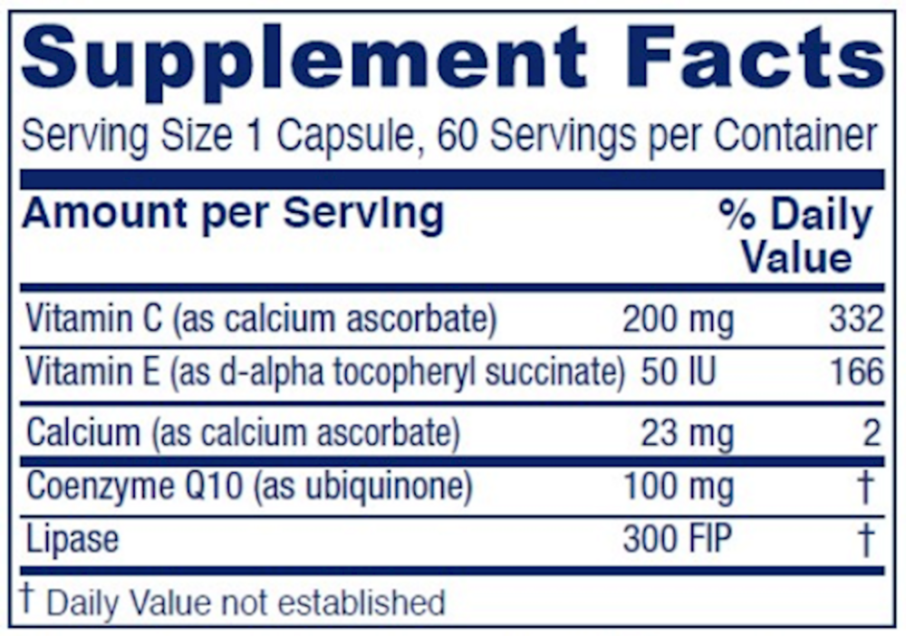 Product image for CoQ10 Extra 100mg.
