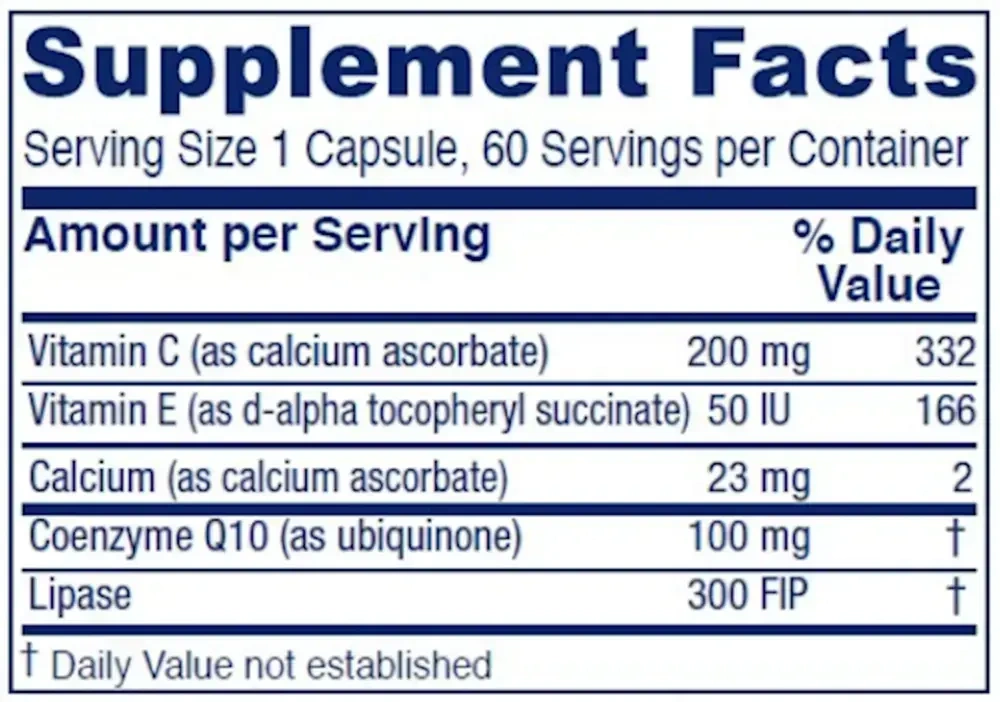 Product image for CoQ10 Extra 100mg.