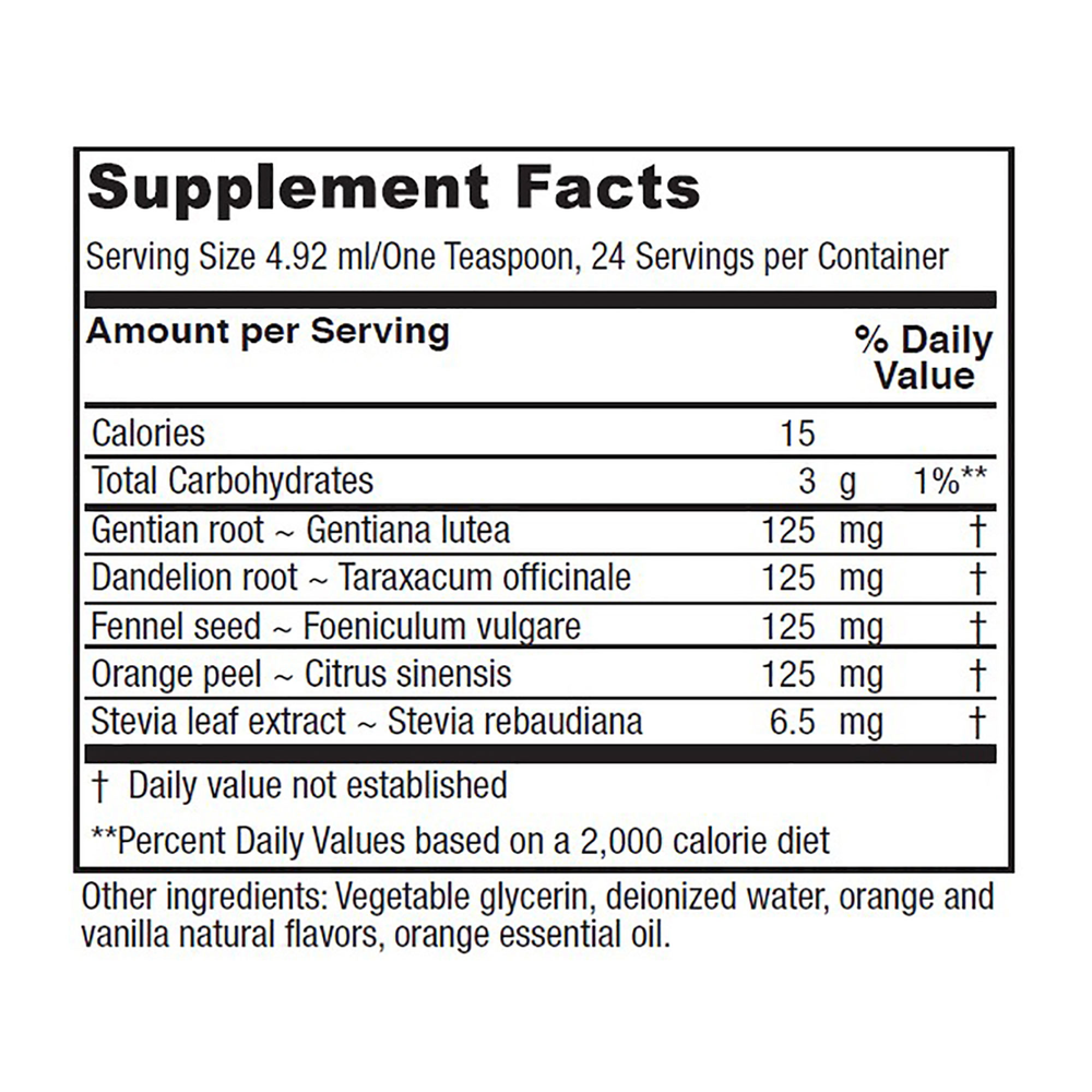 Product image for Bitters Tonic™ Vanilla Orange Digestive Support.