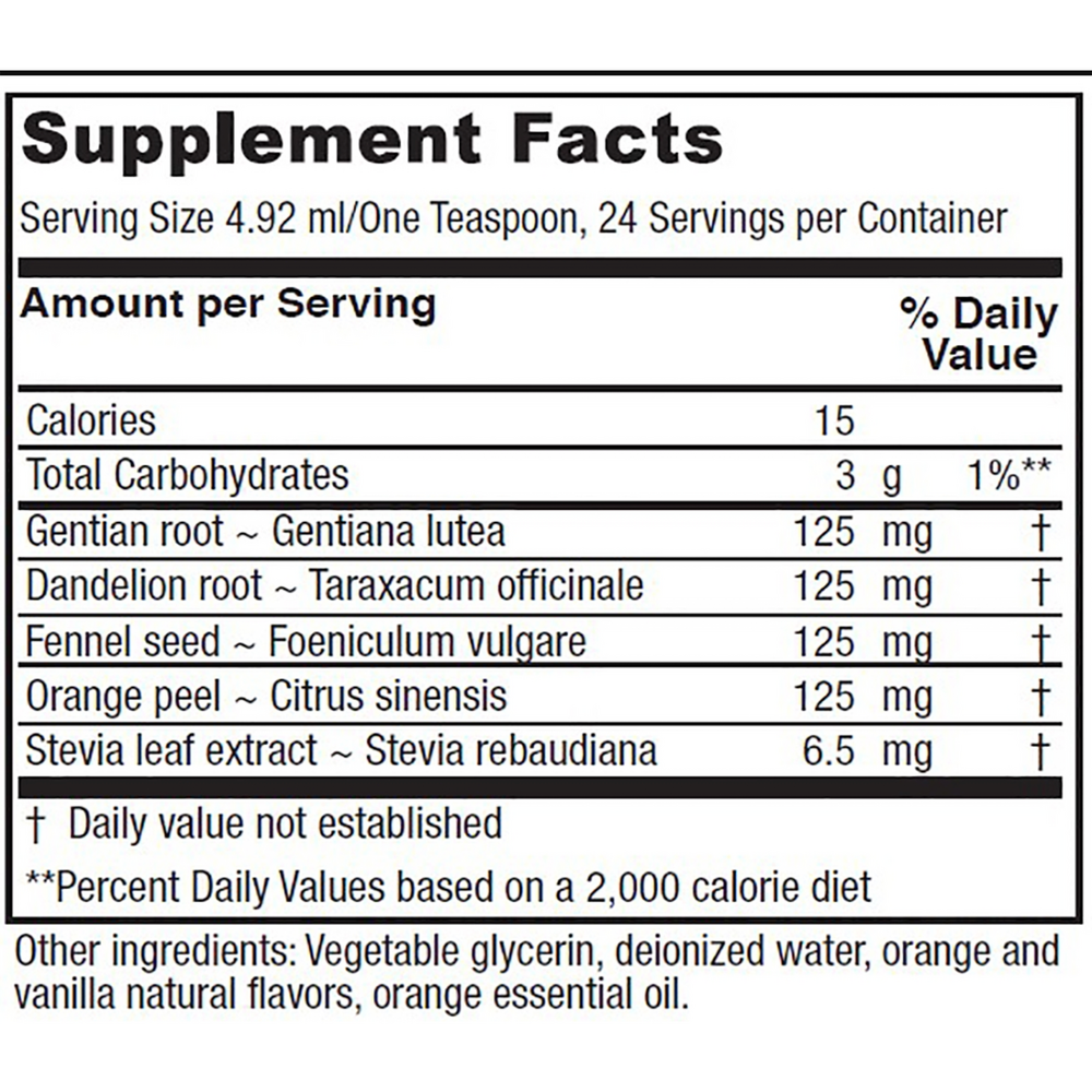 Product image for Bitters Tonic™ Vanilla Orange Digestive Support.