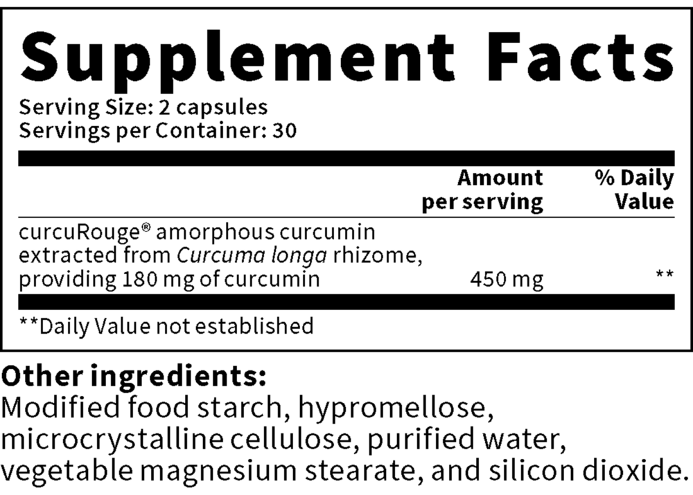 Product image for Red Curcumin curcuRouge.