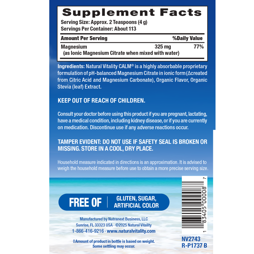 Product image for Natural Calm Orange.