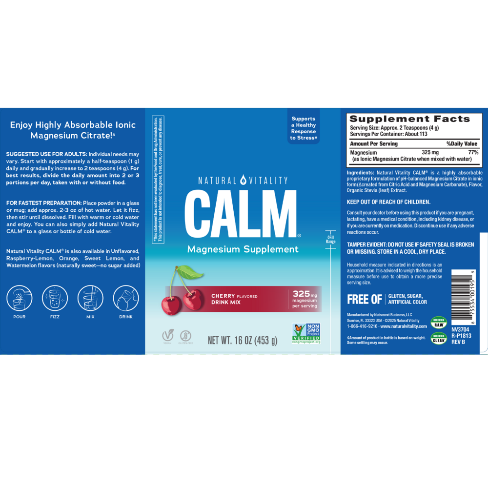 Product image for Natural Calm Cherry.