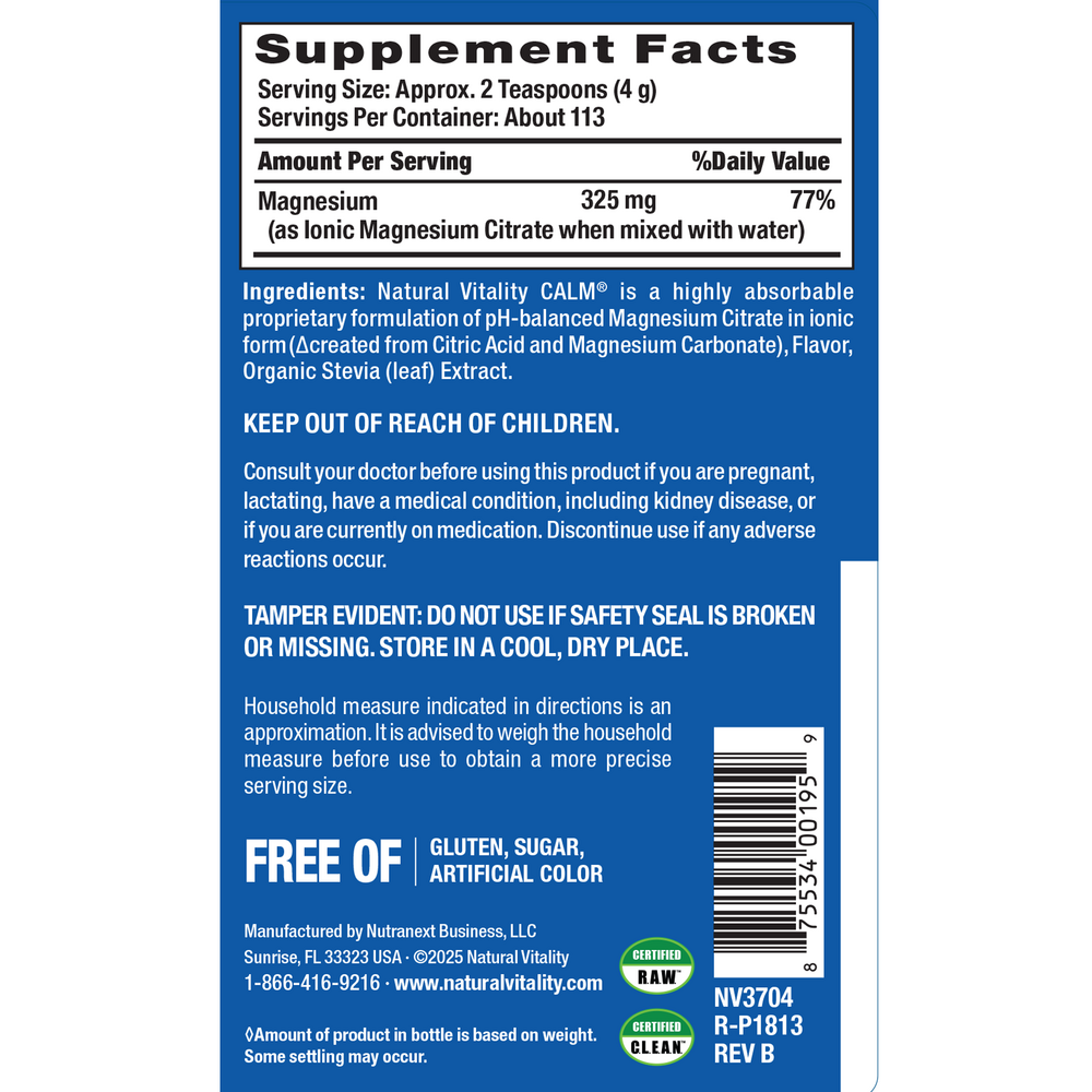 Product image for Natural Calm Cherry.
