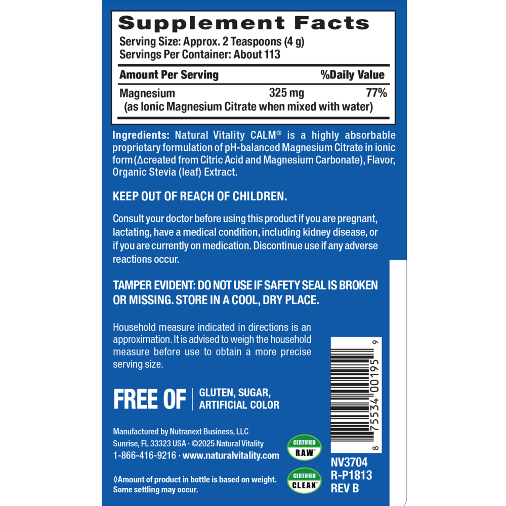 Product image for Natural Calm Cherry.